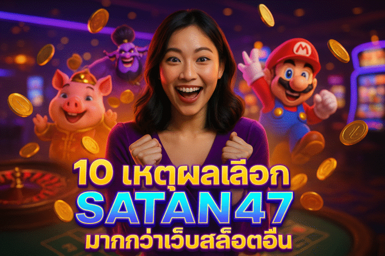 10 เหตุผลเลือก SATAN47 มากกว่าเว็บสล็อตอื่น