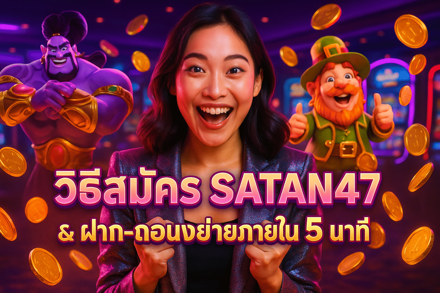 วิธีสมัคร SATAN47 & ฝาก-ถอนง่ายภายใน 5 นาที