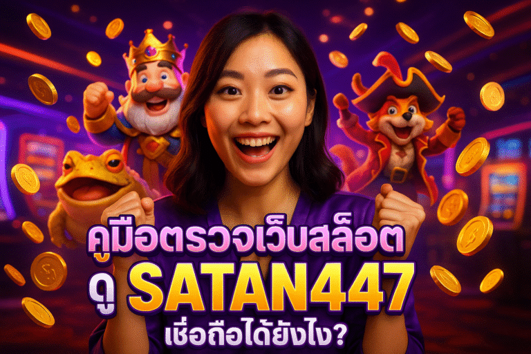 คู่มือตรวจเว็บสล็อต ดู SATAN47 เชื่อถือได้ยังไง?