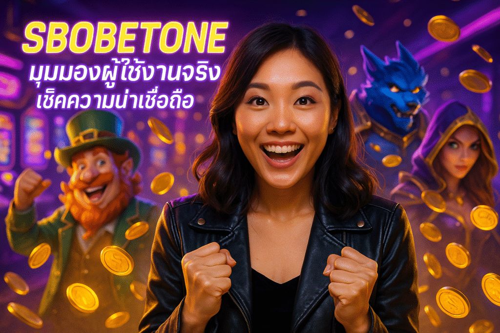 รีวิว SBOBETONE มุมมองผู้ใช้งานจริง เช็คความน่าเชื่อถือ