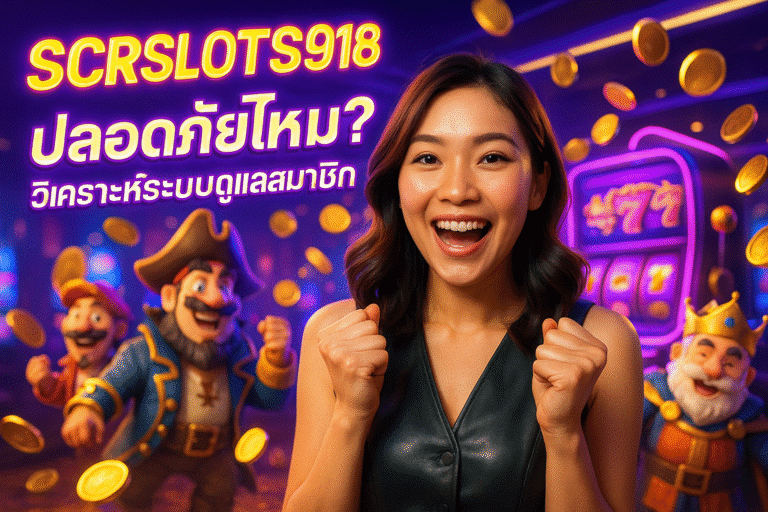 SCRSLOTS918 ปลอดภัยไหม? วิเคราะห์ระบบดูแลสมาชิก