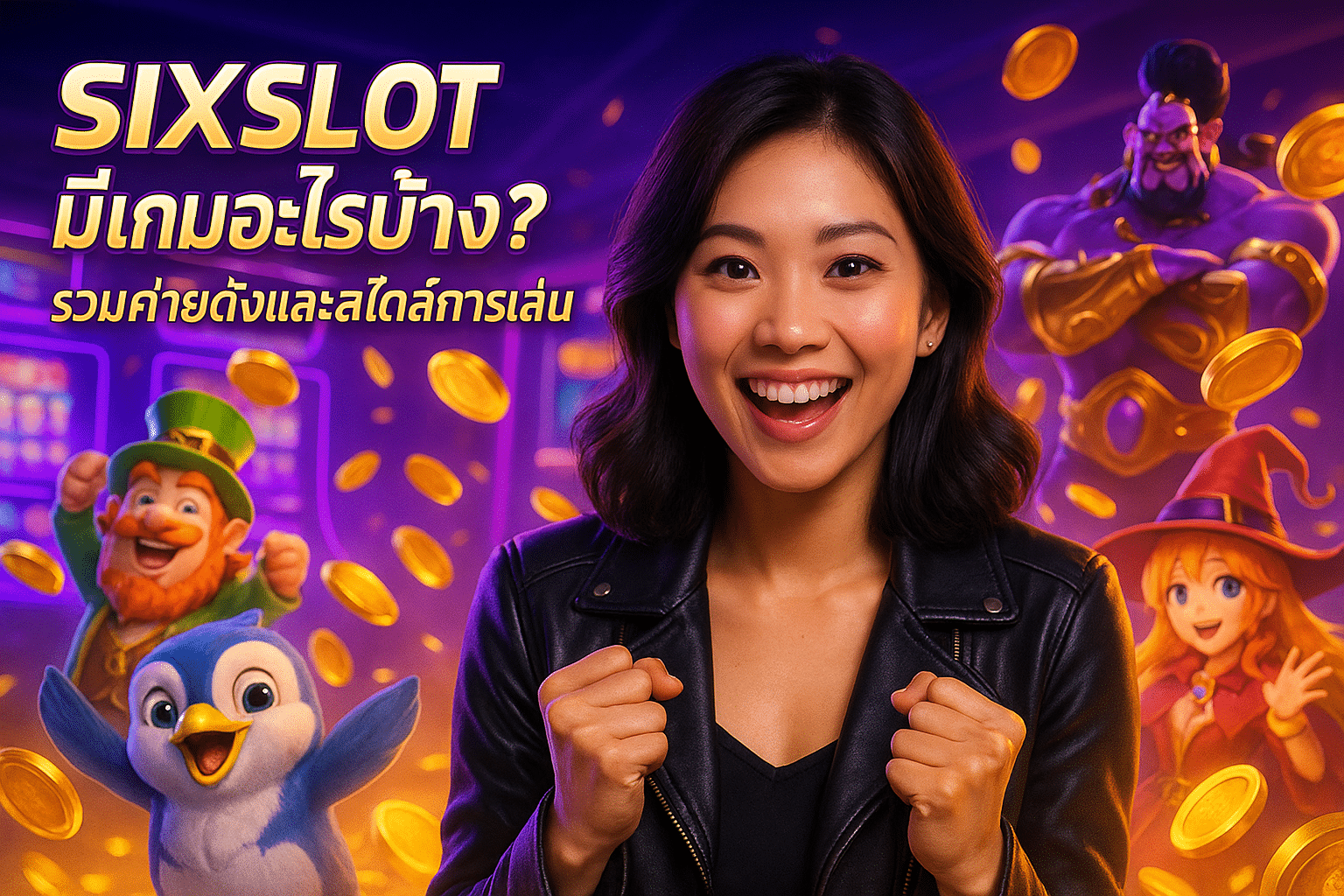 SIXSLOT มีเกมอะไรบ้าง? รวมค่ายดังและสไตล์การเล่น